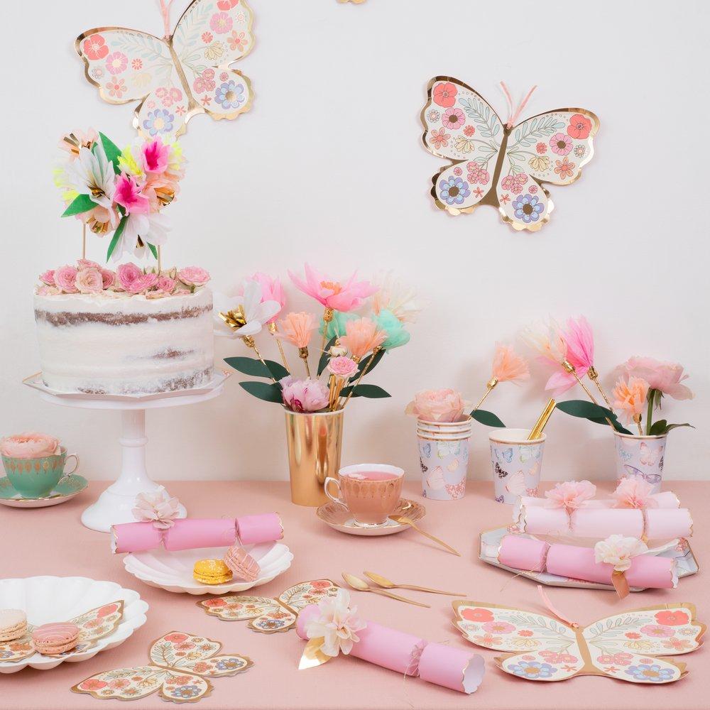 BLOMSTER - Crackers(x6) - fra Meri Meri