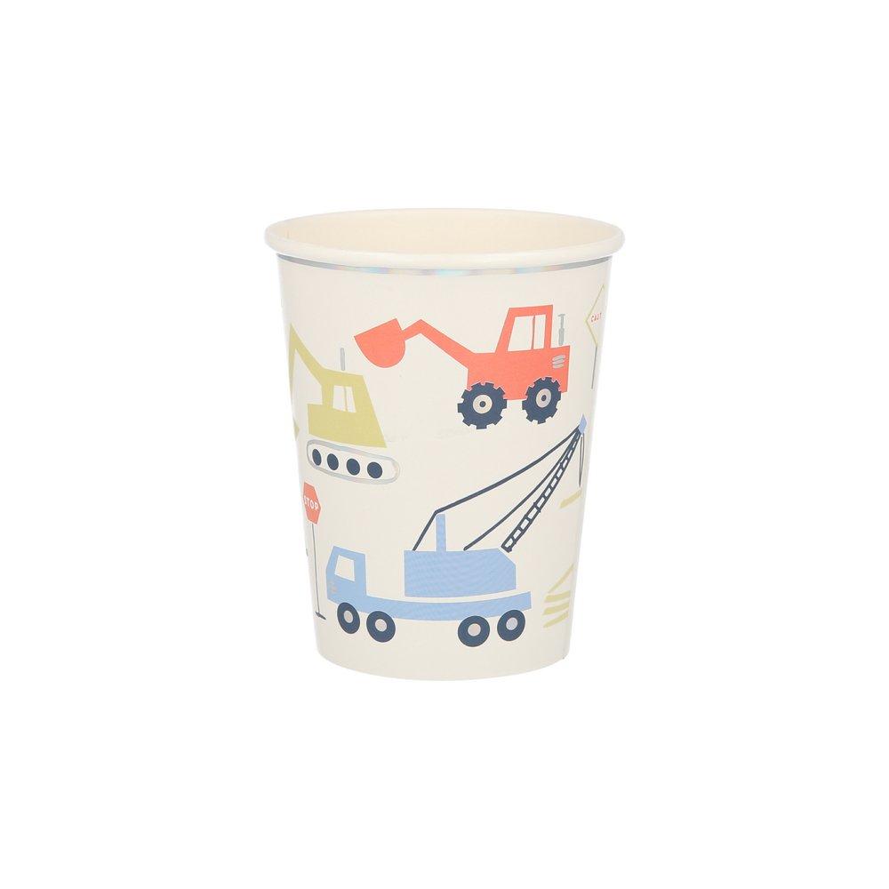 KJØRETØY - Cups (x8) - fra Meri Meri
