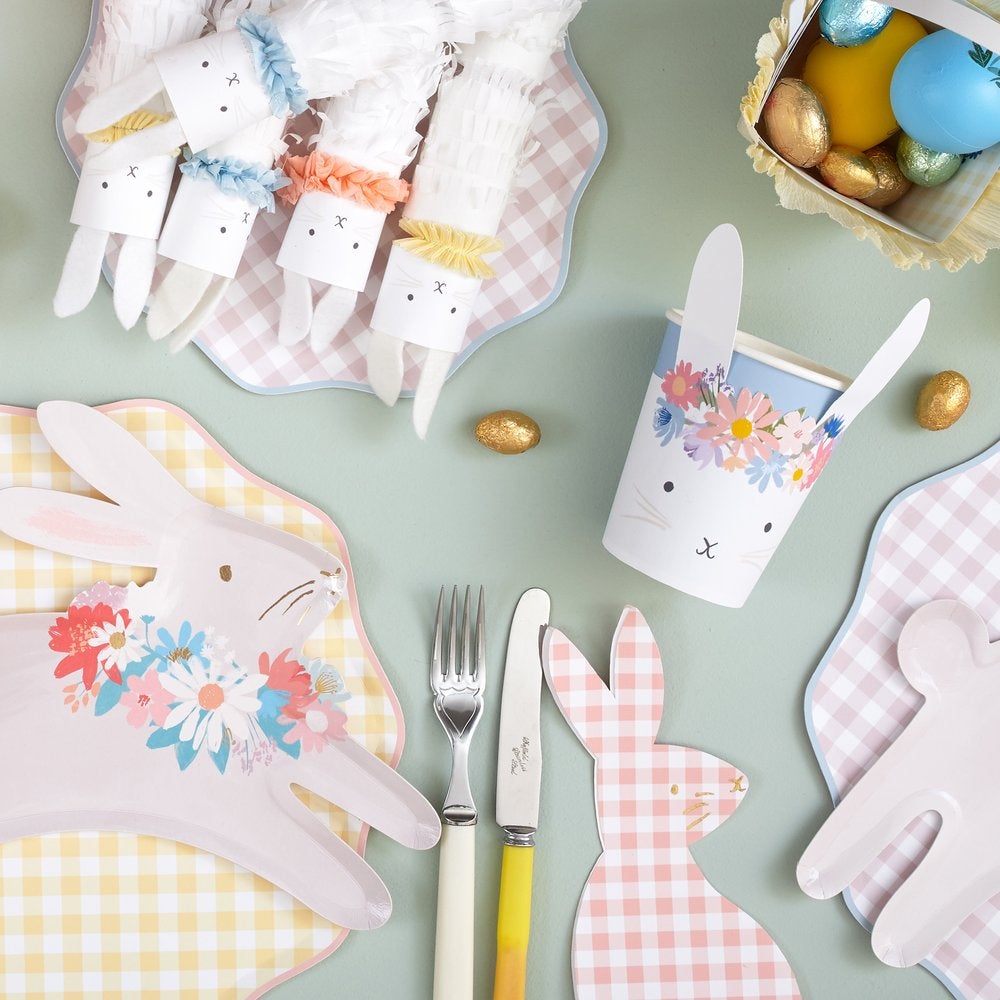 GINGHAM - Tallerken(x12) - fra Meri Meri