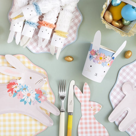 GINGHAM - Tallerken(x12) - fra Meri Meri